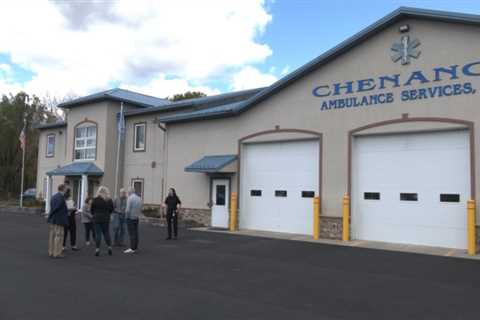 Chenango Ambulance Services' new parking lot