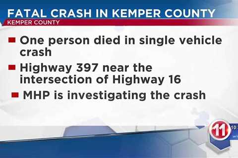 Fatal crash Saturday in Kemper County