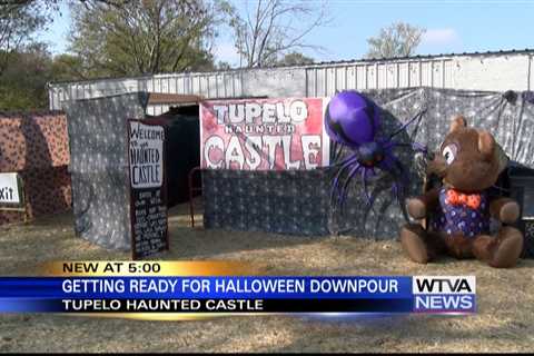 Haunted house in Tupelo working to overcome the rain