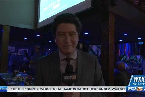 News 25’s Grant Chighizola live at the WXXV Viewer’s Choice Awards