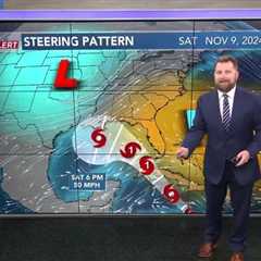 Warm, humid, breezy Election Day; monitoring Rafael