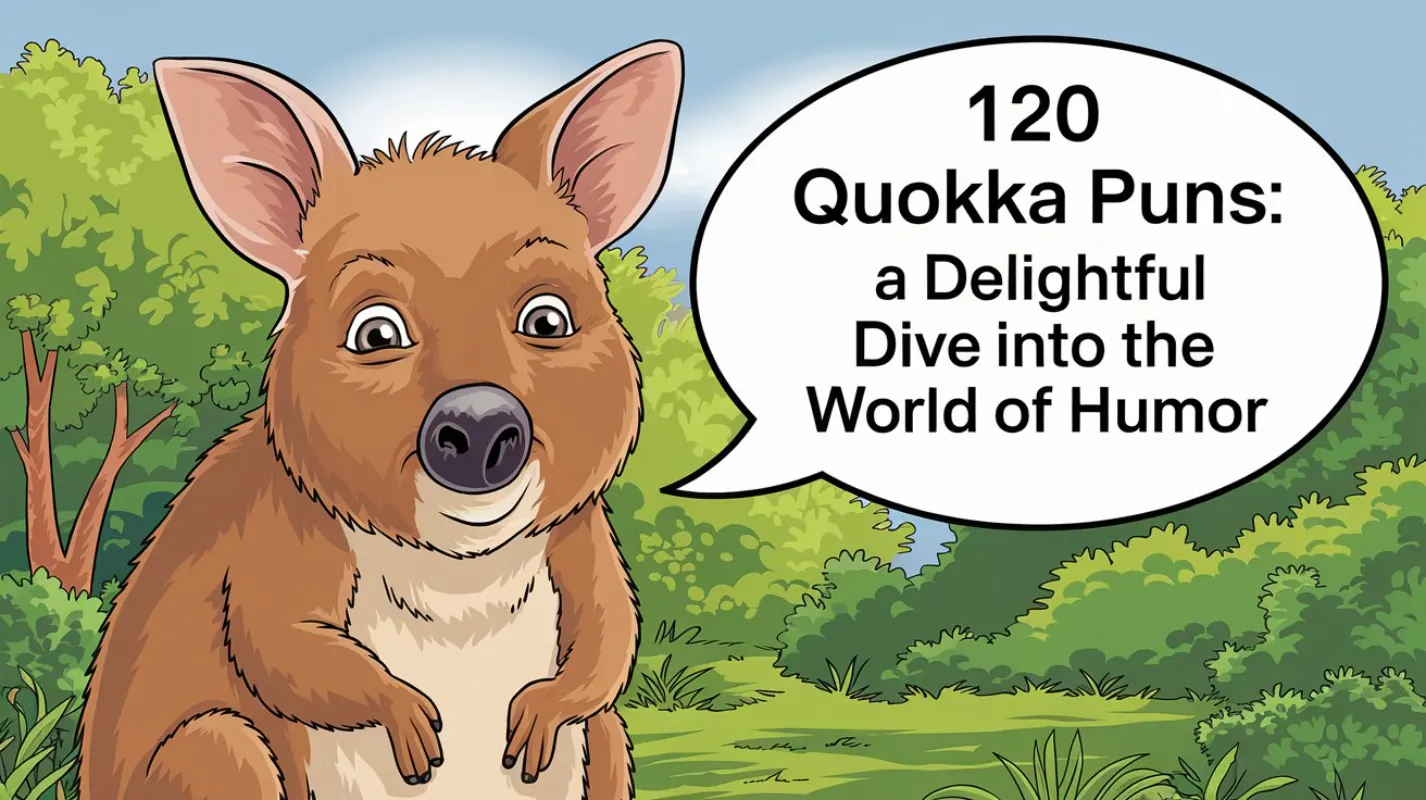 120 Quokka Puns: A Delightful Dive into the World of Humor - Crack Up Puns