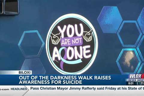 Out of the Darkness Walk brings out hundreds for suicide prevention awareness