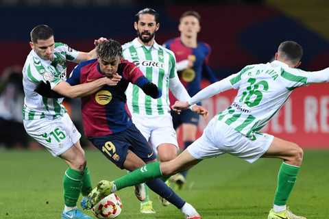 Predicted Lineups and Team News for Barcelona vs Real Betis