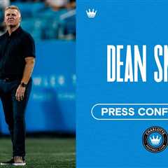 Dean Smith Press Conference | Charlotte FC vs. Real Salt Lake