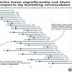 IEA: Renewables have cut fossil-fuel imports for more than 100 countries