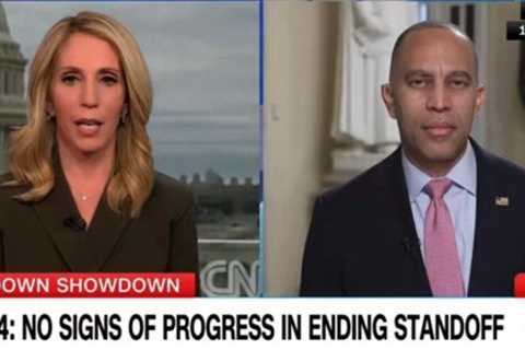 Leftist CNN Anchor Dana Bash Catches Hakeem Jeffries Off Guard with a Challenge When He Starts..