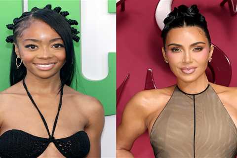 AI Throwback Pics Shared by Skai Jackson and Kim Kardashian