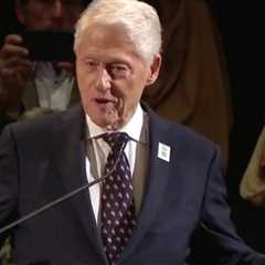 Bill Clinton Spotted with Giant Bandage on His Nose