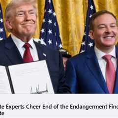 Anti-Science Heartland Institute “Experts” Cheer the Deregulation of Greenhouse Gas Emissions