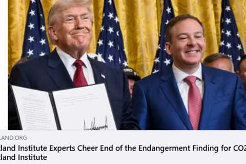 Anti-Science Heartland Institute “Experts” Cheer the Deregulation of Greenhouse Gas Emissions