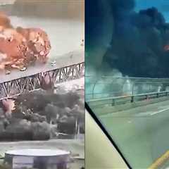 SHOCK VIDEOS: Major Explosion Under Panama Canal’s Bridge of the Americas Kills at Least One –..