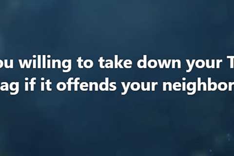 Offended By Trump Flags?