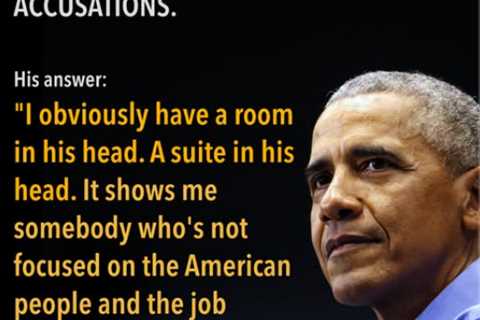 Trump’s Obsession with Obama