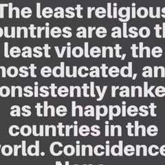 Examining the Huge Correlation Between Religion and Violence, Ignorance, and Misery